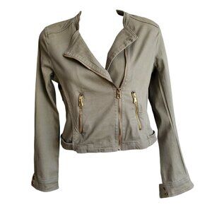 Maralyn & Me Jacket with Zippers Size S